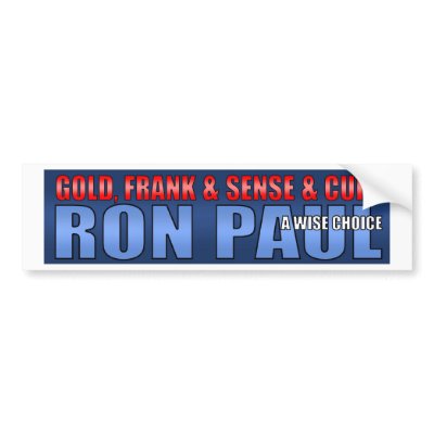 Ron Paul 2012 Presidential Campaign Bumper Stickers from Zazzle.com ...