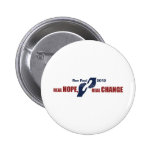 Ron Paul 2012: Real Hope, Real Change Pinback Buttons