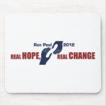 Ron Paul 2012: Real Hope, Real Change Mousepads