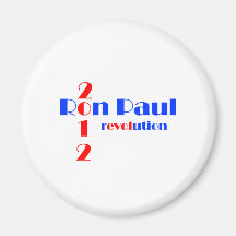 Ron Paul 2012 Revolution Fridge Magnets