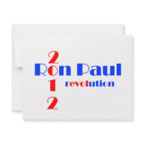 Ron Paul 2012 Revolution invitations