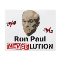 Ron Paul 2012 Revolution Neverlution Flyer Design