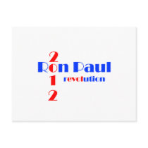 Ron Paul 2012 Revolution postcards