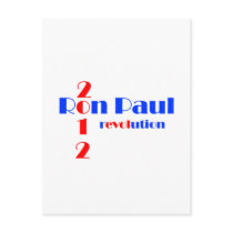 Ron Paul 2012 Revolution postcards