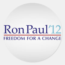 Ron Paul 2012 Round Sticker
