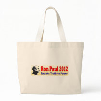 Ron Paul 2012 Speaks Truth to Power Tote Bags