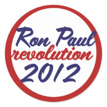 Ron Paul 2012 Round Sticker