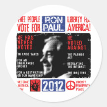 Ron Paul 2012 Sticker