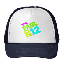RON PAUL 2012 SWAY NEON HATS