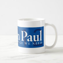 Ron Paul 2012 - The Change We Need Coffee Mug