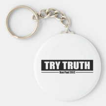 Ron Paul 2012: Try Truth Keychains