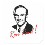 RON PAUL Autographed Pictur Stickers