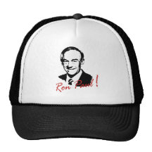 RON PAUL Autographed Pictur Trucker Hat