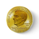 Ron Paul "Banned" Gold Liberty Dollar... Button!