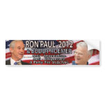 Ron Paul & Buddy Roemer for 2012 White House bumper stickers