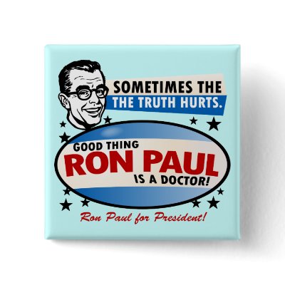 Ron Paul Campaign Button by Libertymaniacs