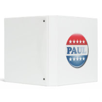 RON PAUL CAMPAIGN BUTTON BINDERS