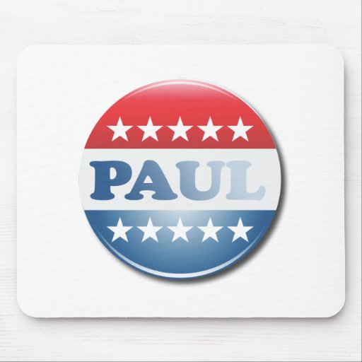 RON PAUL CAMPAIGN BUTTON MOUSE PAD