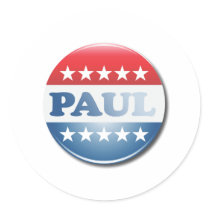 RON PAUL CAMPAIGN BUTTON ROUND STICKERS
