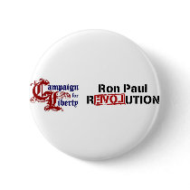 Ron Paul Campaign For Liberty Revolution Pinback Button