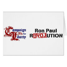 Ron Paul Campaign For Liberty Revolution Greeting Cards