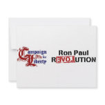 Ron Paul Campaign For Liberty Revolution Invitation