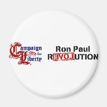 Ron Paul Campaign For Liberty Revolution Refrigerator Magnet