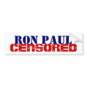 ron paul censored bumper stickers by freznoh ron paul censored bumper stickers