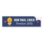 Ron Paul Chick Bumper Sticker EVOL 2012