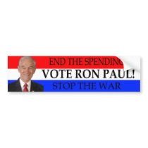 Ron Paul color bumper sticker