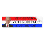 Ron Paul color bumper sticker bumper stickers