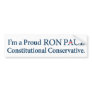 Ron Paul Conservative Bumper Sticker Ron Paul Conservative Bumper Sticker