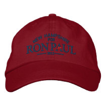 Ron Paul Customizable Embroidered Hat embroidered hats