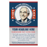 Ron Paul Customizable Flyer