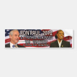 Ron Paul & Cynthia McKinney for 2012 White House Bumper Stickers