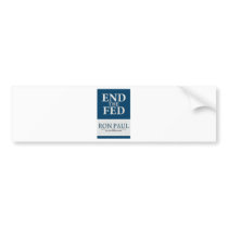 Ron Paul End the Fed Banner Bumper Stickers