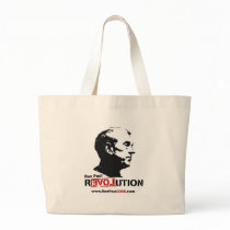 Ron Paul face Stencil - Revolution Bags
