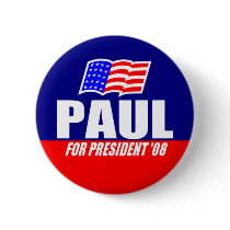 Ron Paul for President 08 Button