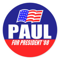 Ron Paul for President 08 Stickers by jjackson72 Ron Paul for President 08 Stickers