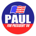 Ron Paul for President 08 Stickers