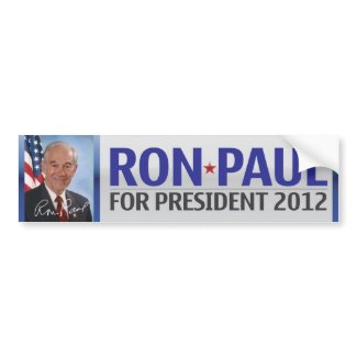 Ron Paul for President 2012 Bumper Sticker bumpersticker