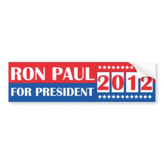 Ron Paul for President 2012 Bumper Sticker bumpersticker