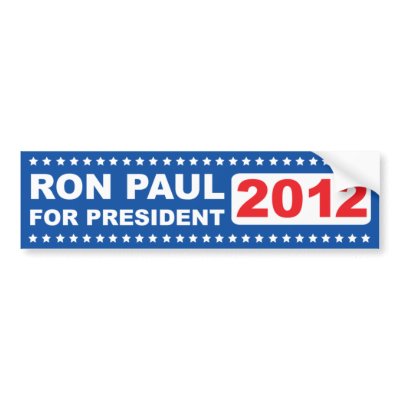Ron Paul for President 2012 Bumper Sticker