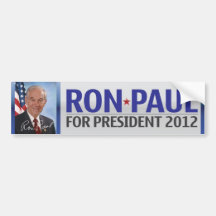 Ron Paul for President 2012 Bumper Sticker