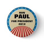 Ron Paul for President 2012 Button