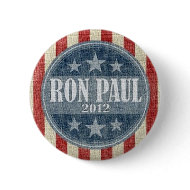 Ron Paul for President 2012 Campaign Button button