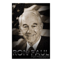 Ron Paul for President 2012 Campaign Poster posters