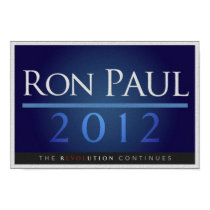 Ron Paul for President 2012 Campaign Poster posters