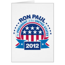 Ron Paul for President 2012 cards