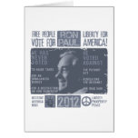 Ron Paul for president 2012 Greeting Card